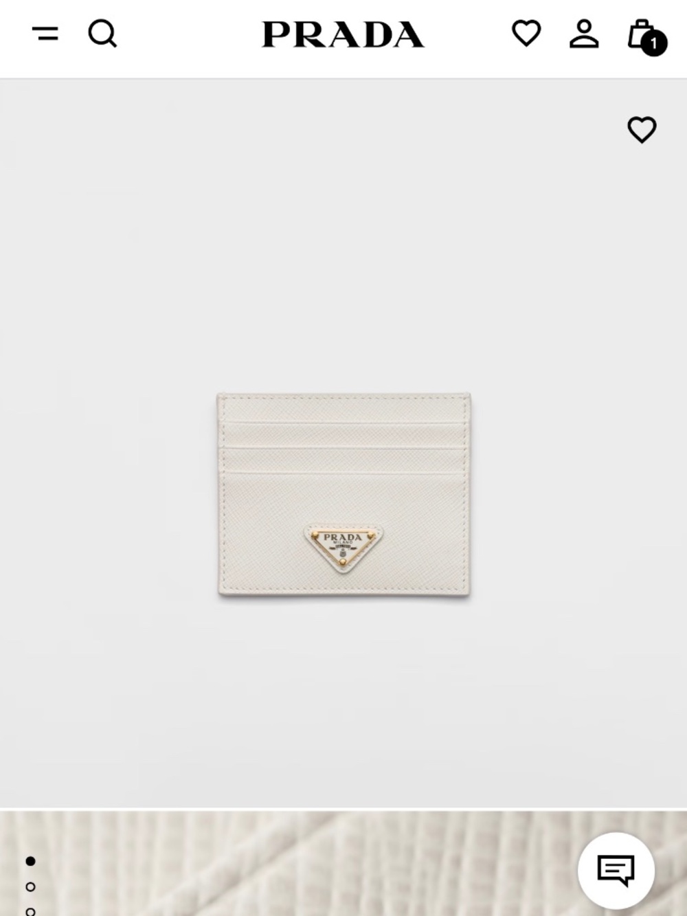 Prada card holder